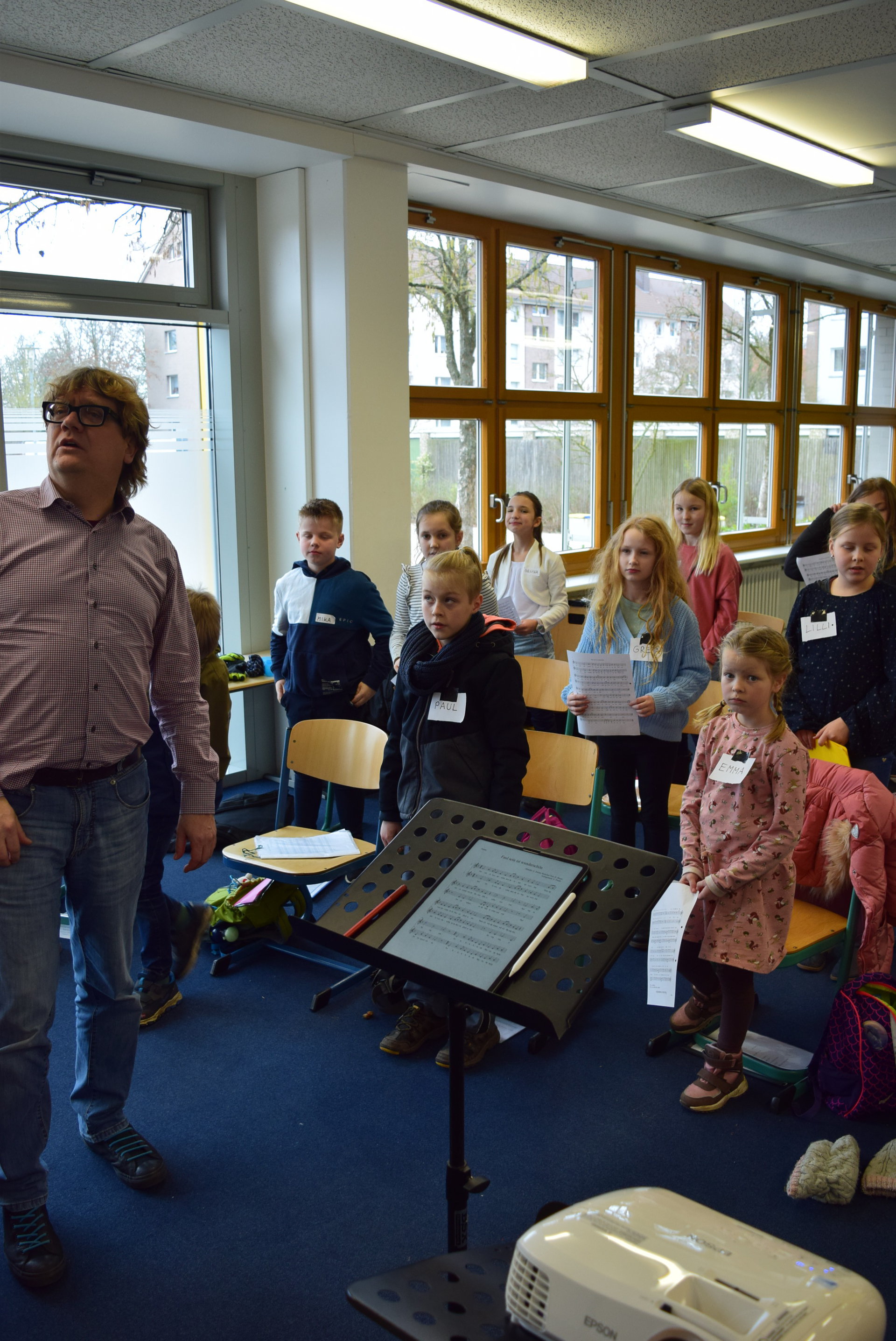 Kinderchor erhält Probentag mit Matthias Stubenvoll