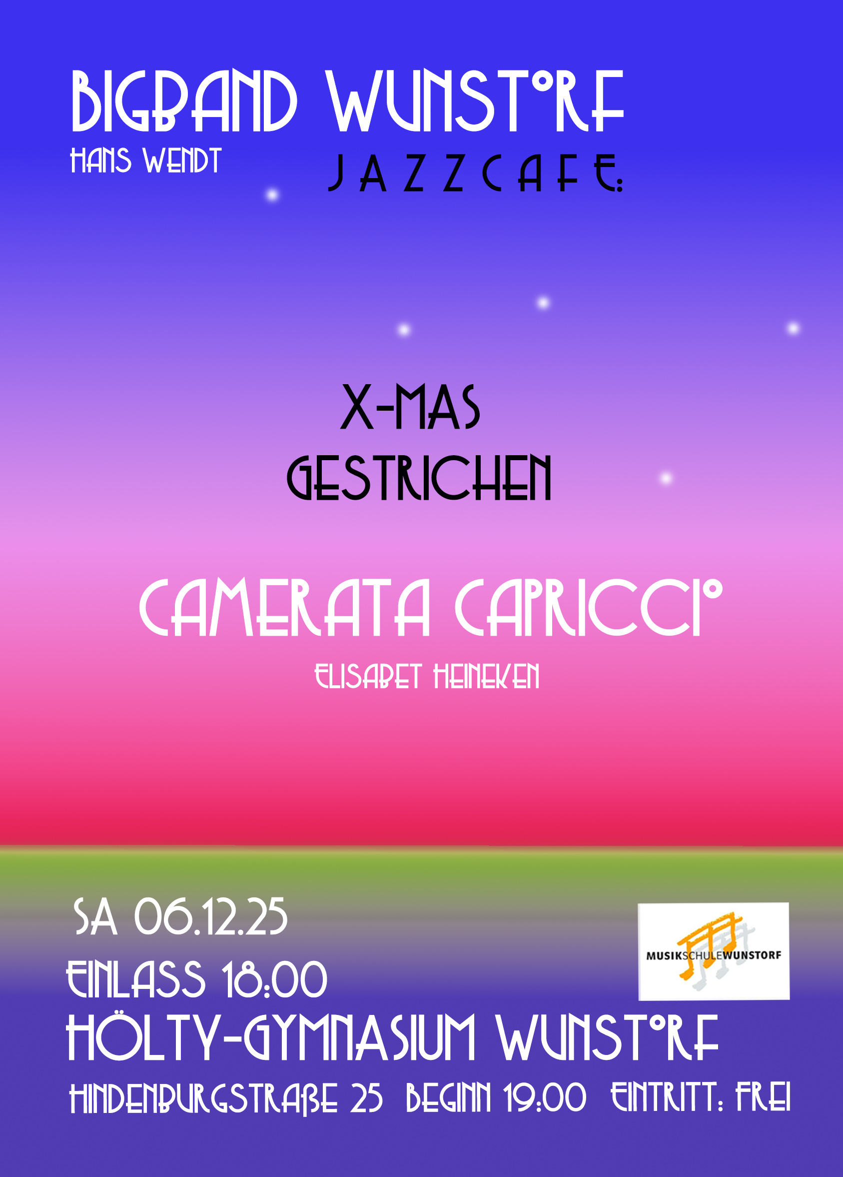 X-Mas gestrichen 6.12.25