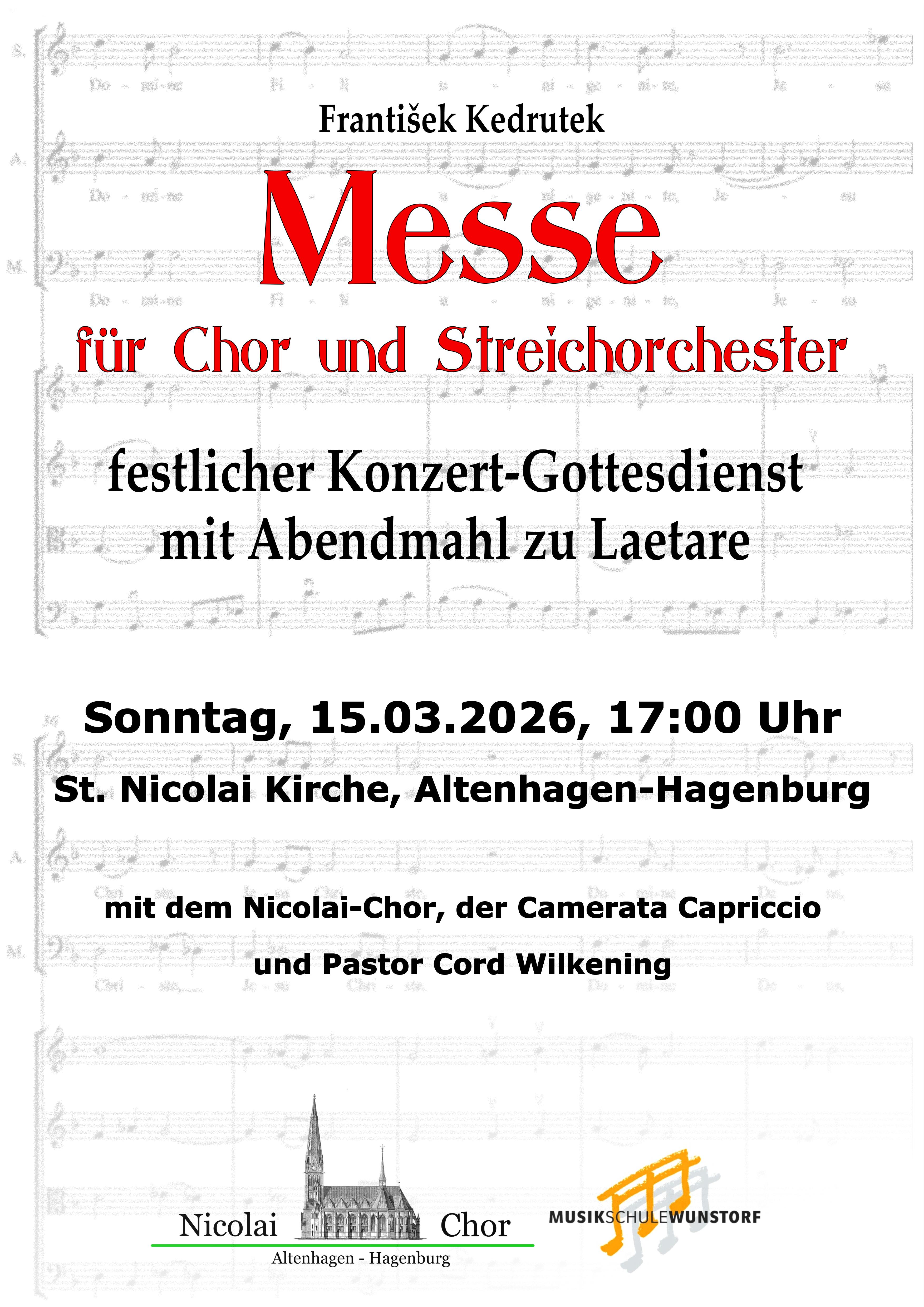 Messe für Chor und Streichorchester